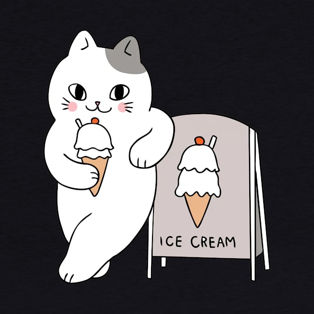 ice cream cat by stephens69